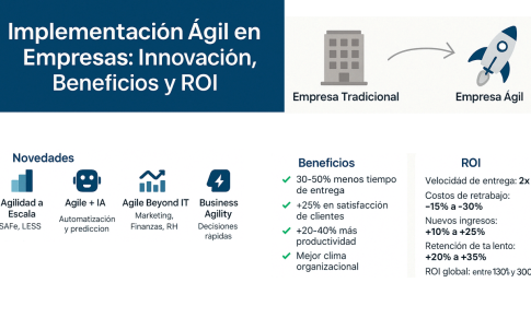 Metodologías Ágiles: Innovación, Beneficios y Retorno de Inversión